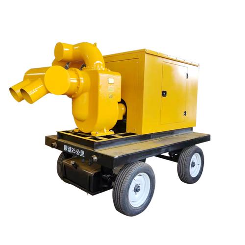 源头工厂销售拖车式移动防汛排涝泵车 移动自吸泵抽水泵配件